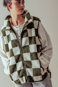 Checkered Vest