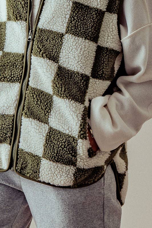 Checkered Vest