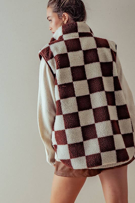 Checkered Vest