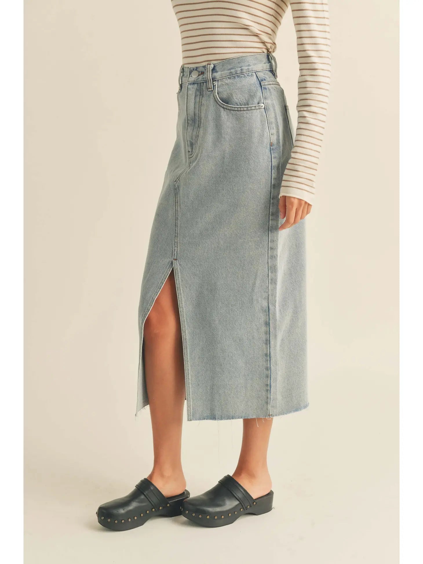 Denim skirt