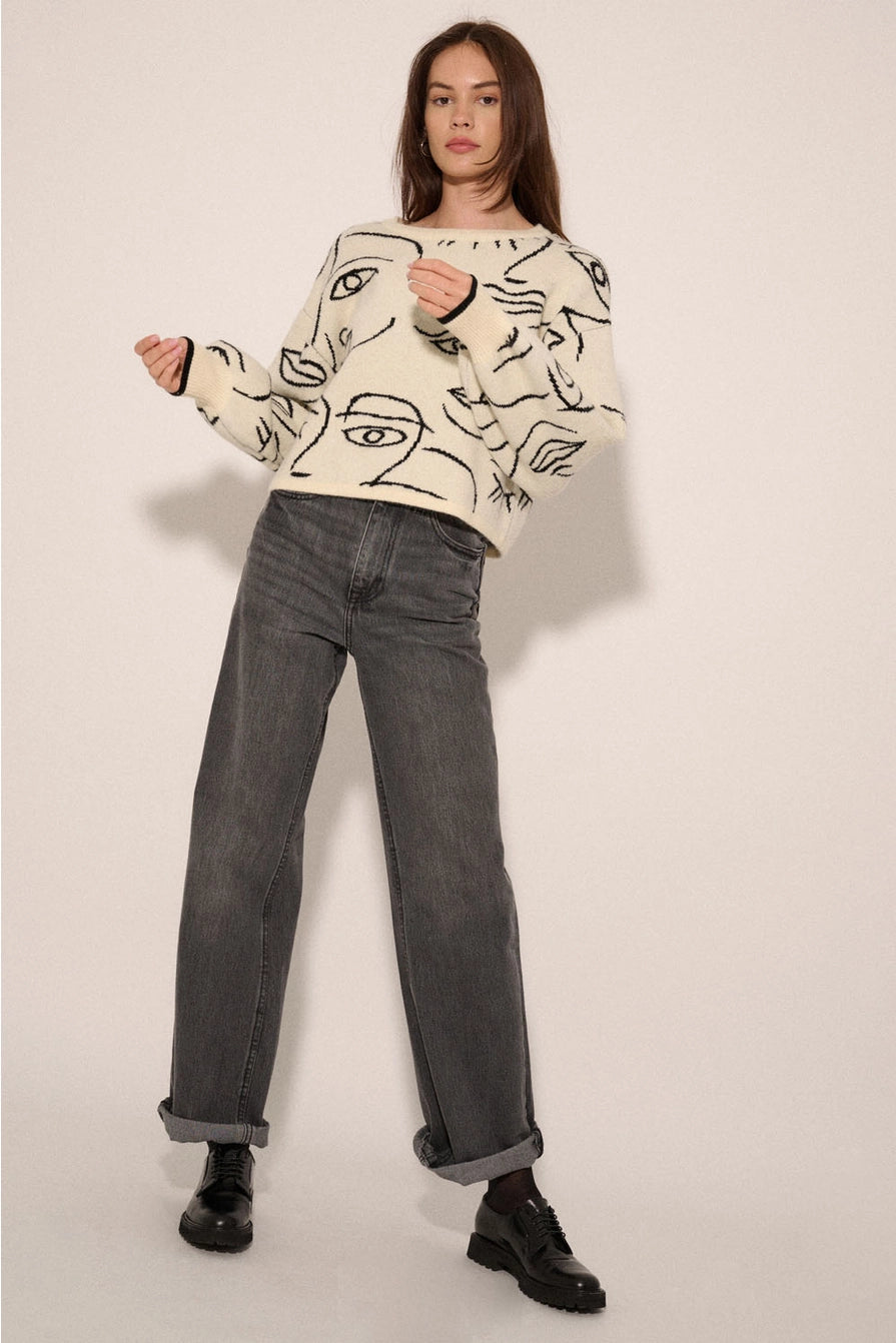 Abstract Sweater