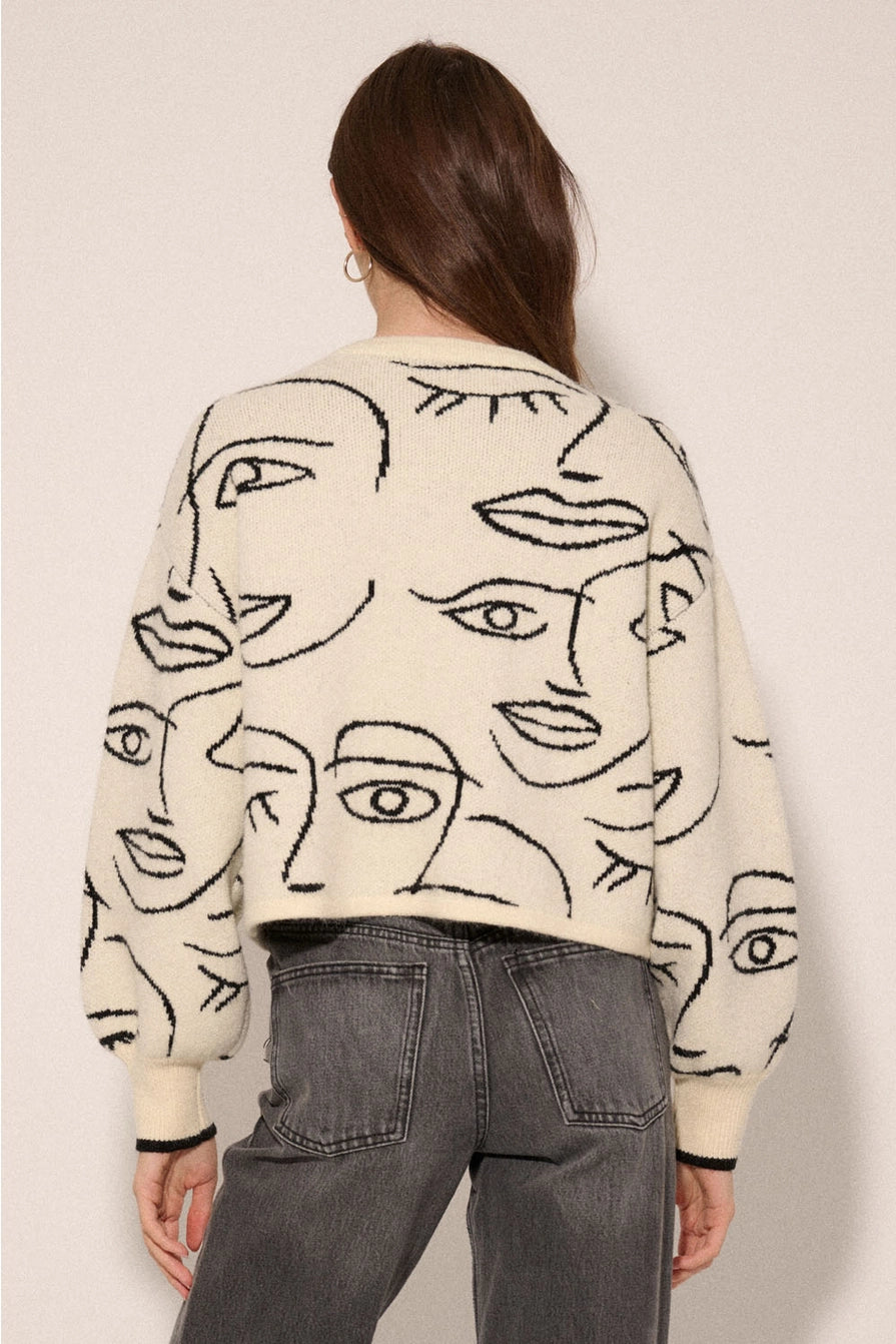 Abstract Sweater