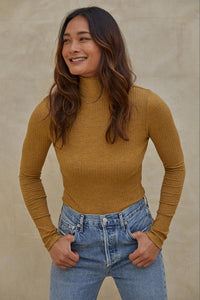 Mustard turtleneck