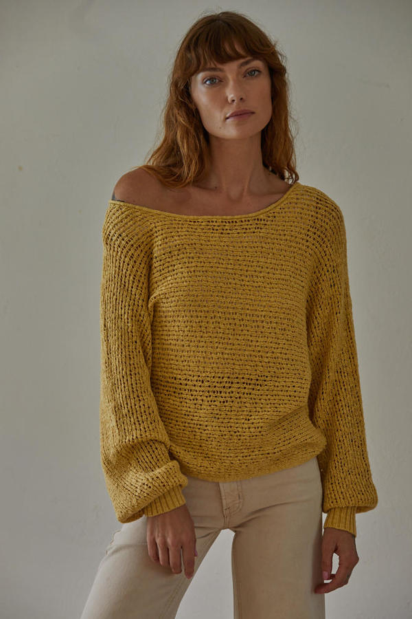 Golden embers sweater