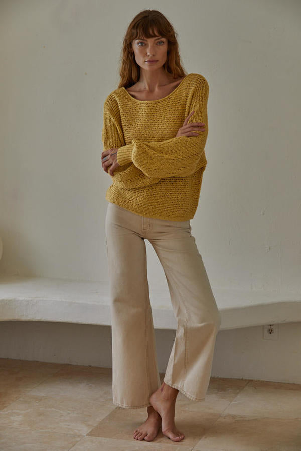 Golden embers sweater