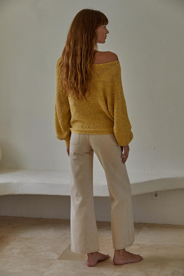 Golden embers sweater