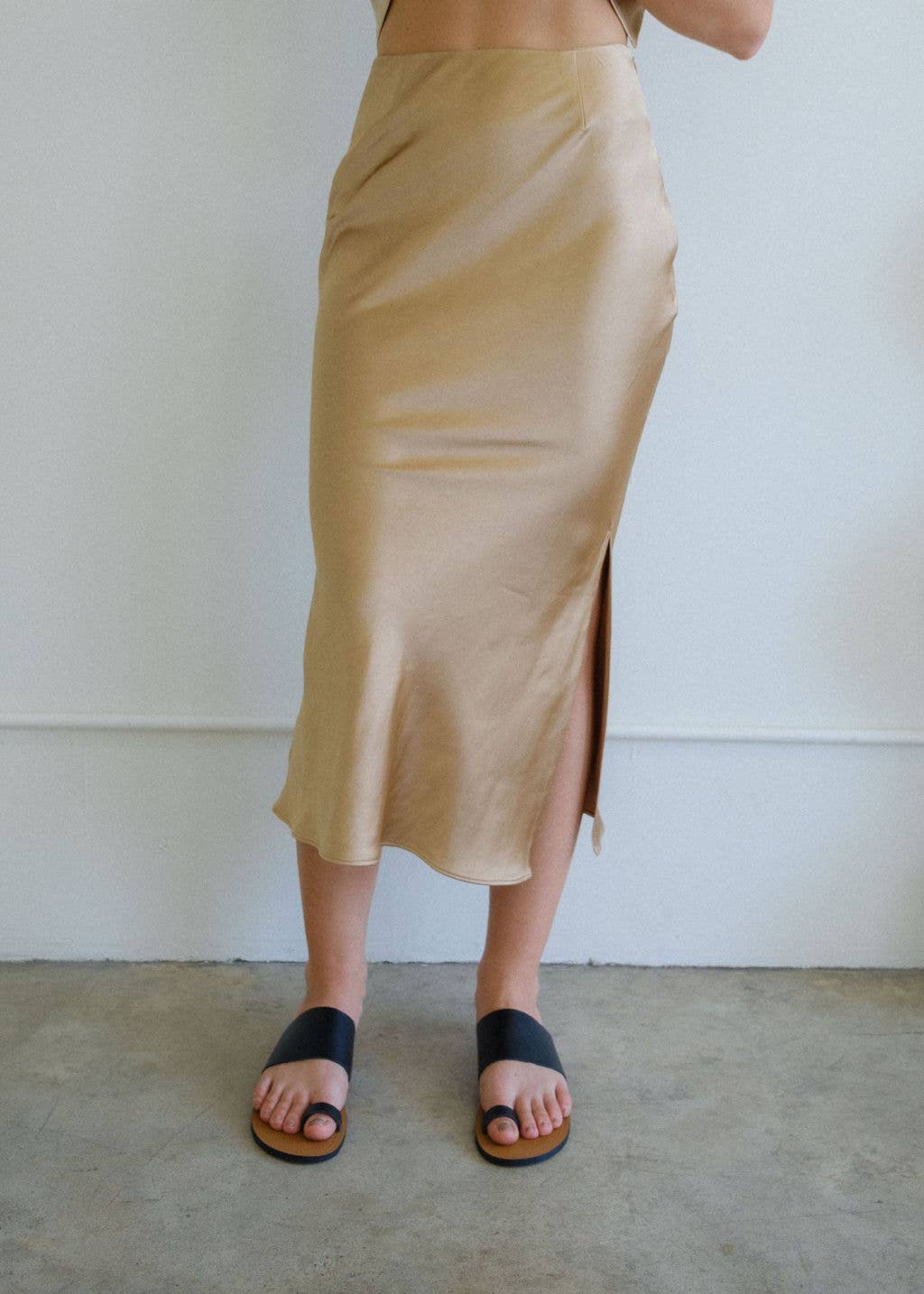 Golden hour slip skirt