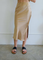 Load image into Gallery viewer, Golden hour slip skirt
