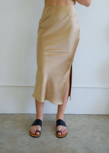 Golden hour slip skirt